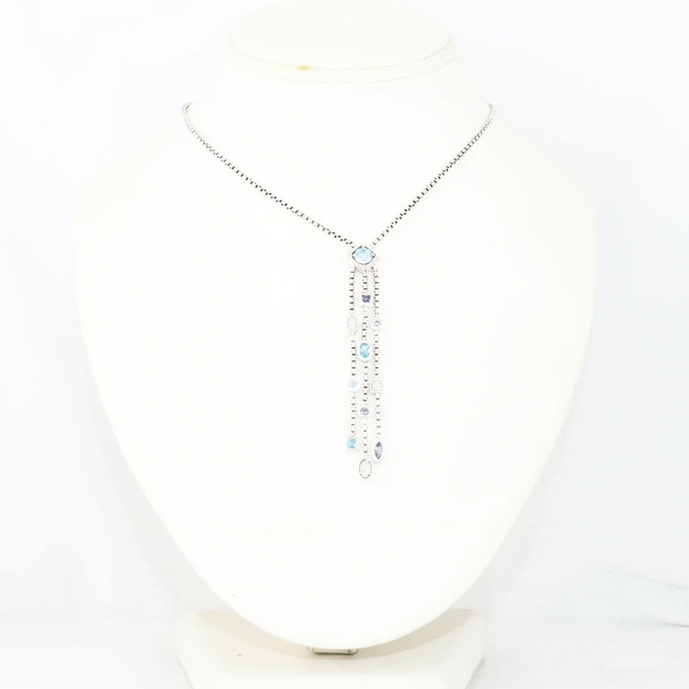 Authentic David Yurman confetti collection lariat necklace